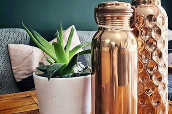 6 Reasons Why Copper water bottles are better than plastic water bottles