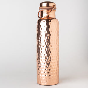 Copper Bottle 950ml, Hand Hammered